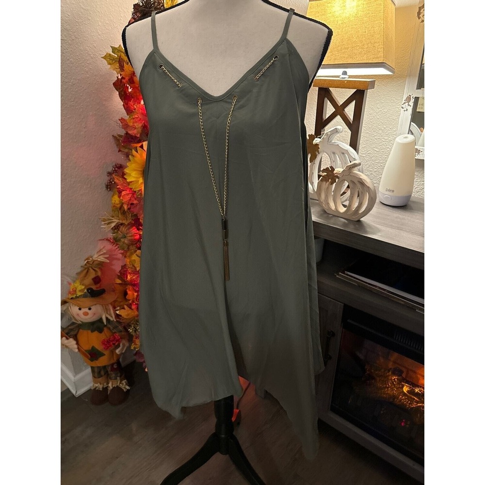 MPH Collections dress sage‎ size M NWT
